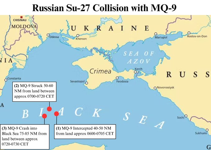 Russian Su-27 Collision with MQ-9